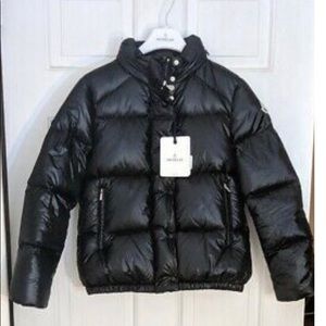 Moncler Black Puffer Down Coat NWT Girls Children's Size 12A